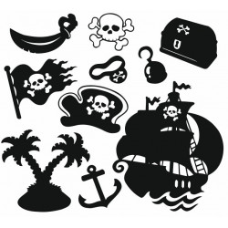 Sticker - Planche Pirate (REFH756