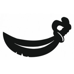 Sticker - Epée de pirate (REFH757