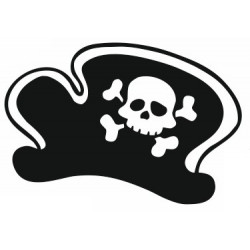 Sticker - Chapeau de pirate (REFH763