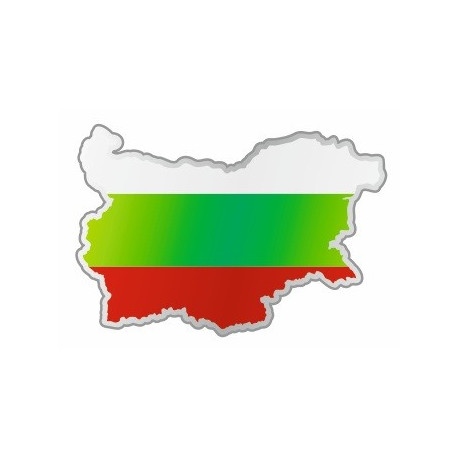 Sticker - Carte et drapeau (REFH769