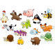 Sticker mural Animaux Ferme Mer Montagne KIT