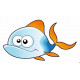Autocollant Poisson