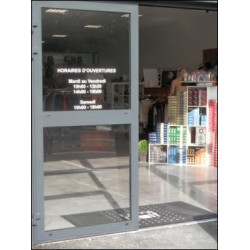 Sticker Horaires pour boutique