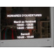 Sticker - Horaires Boutique