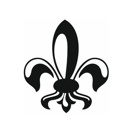 Sticker Ornement déco lys