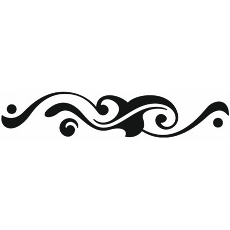 Sticker Ornement déco pour mur