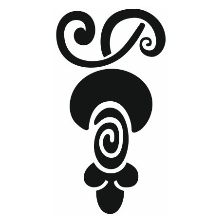 Sticker Ornement floral grappe