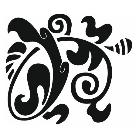 Autocollant floral pas cher