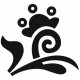 Sticker Ornement fleur