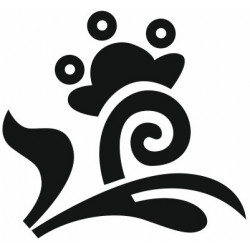 Sticker Ornement fleur