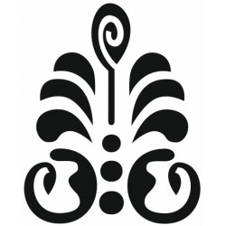 Sticker Ornement fleur pas cher