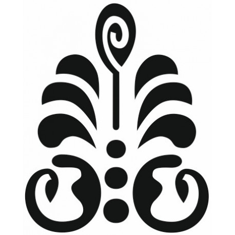 Sticker Ornement fleur pas cher