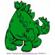 Sticker Stégosaure Dinosaure