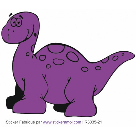 Sticker Brontosaure Dinosaure