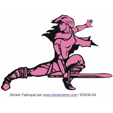 Sticker - Guerrier Prince (R3036-04)