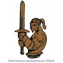 Sticker - Guerrier épée (R3036-06)
