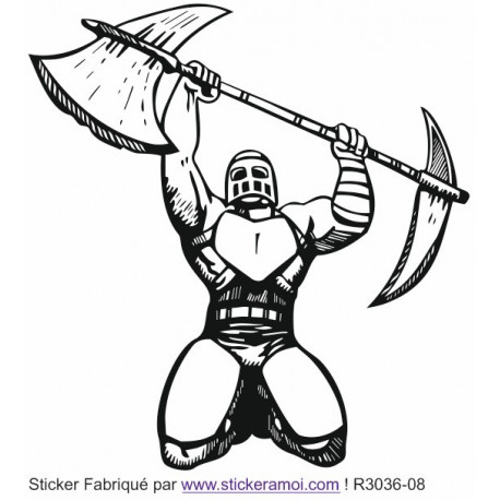 Sticker - Guerrier Titan (R3036-08)
