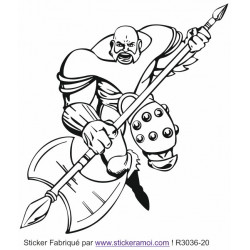 Sticker - Guerrier (R3036-20)