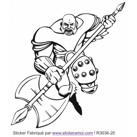 Sticker - Guerrier (R3036-20)