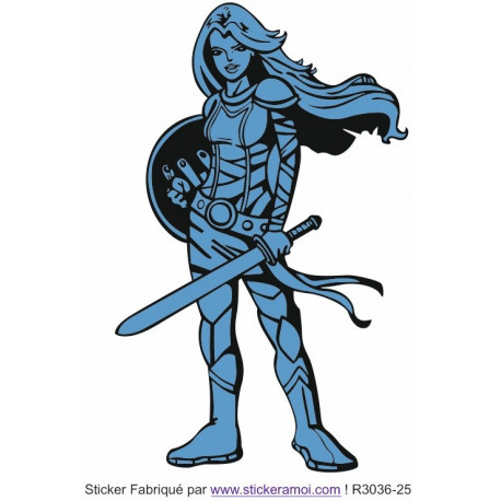 Sticker - Guerrière (R3036-25)