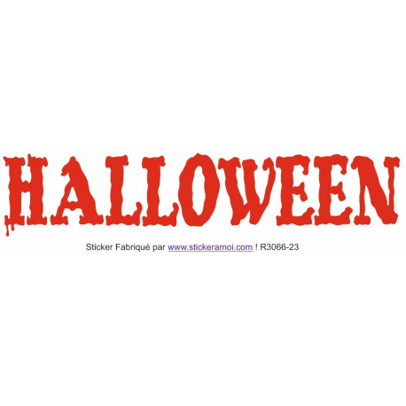 Sticker - Halloween texte (R3066-23)