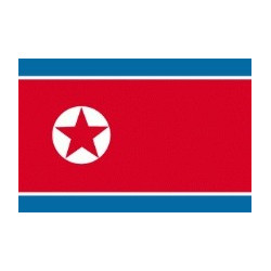 Sticker - Drapeau Corée du Nord (REFG950)