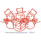 Sticker - Bonhomme de neige Noël (R3076-18)
