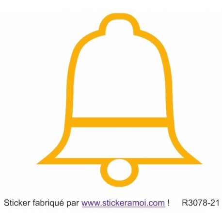 Sticker - Cloche de Noël (R3078-21)