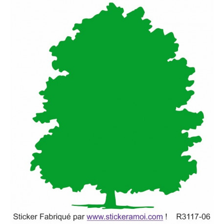 Autocollant mural Chêne