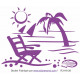 Sticker - Plage paysage déco (R3118-26)