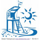 Sticker - Plage tour de contrôle déco (R3118-11)