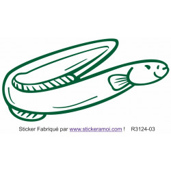  Sticker Anguille decoration intérieur