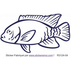 Sticker Poisson geant