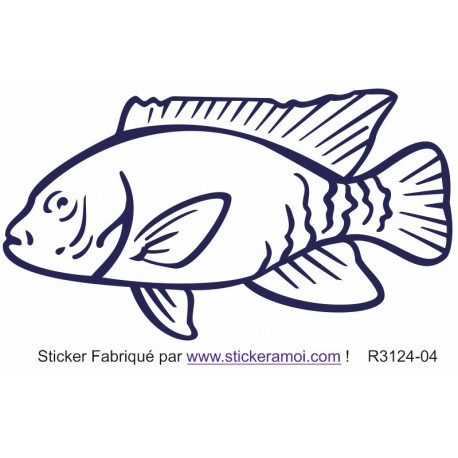 Sticker Poisson geant