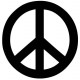 Sticker - Peace and Love logo (REFB1030)