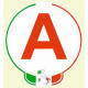 Sticker A - Jeune Conducteur Italie (REFJ003)
