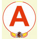 Sticker A - Jeune Conducteur Espagne (REFJ002)