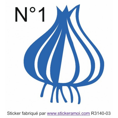 sticker Oignon deco