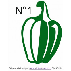 petit sticker Poivron