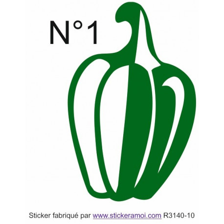 petit sticker Poivron