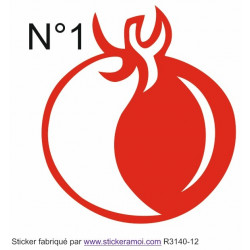 sticker mural deco Tomate