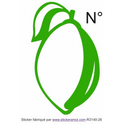 Sticker - Citron (R3140-26)