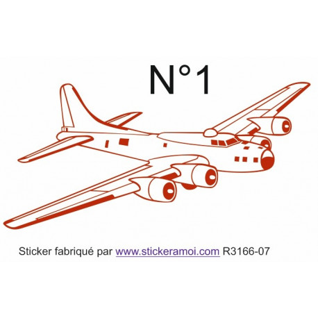 Stickers muraux Avion de ligne