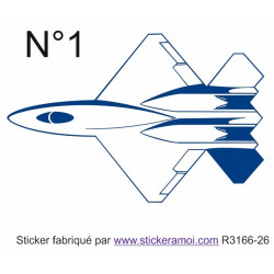 Autocollant Avion de combat