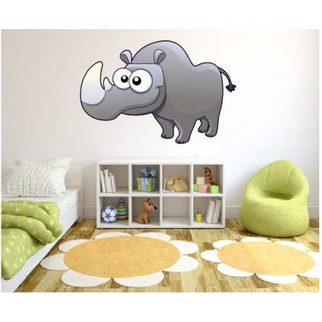 Autocollant Rhinocéros