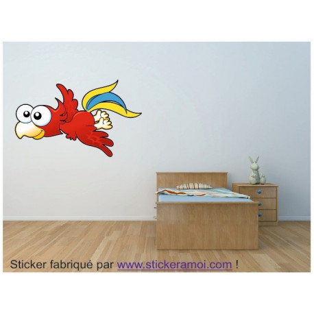 Autocollant Perroquet