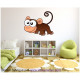 Sticker mural Singe