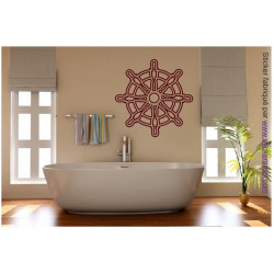 Autocollant Roue volant bateau