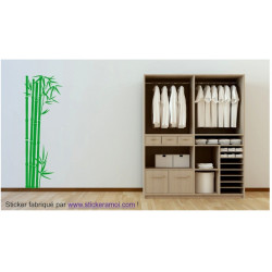 Sticker mural Bambou pour salon