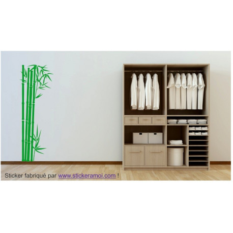 Sticker mural Bambou pour salon